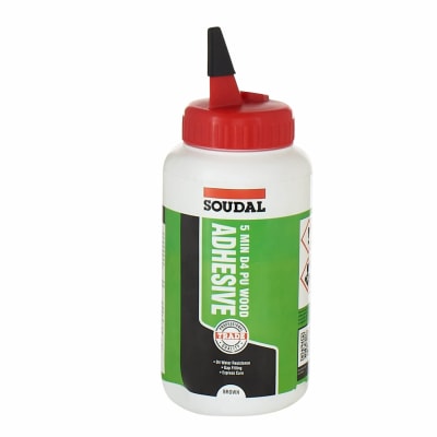 Soudal Trade 5min D4 PU Wood Adhesive - 750g - Brown