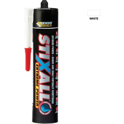 Everbuild Stixall Extreme Power Multi-Purpose Building Sealant & Adhesive - 290ml - White