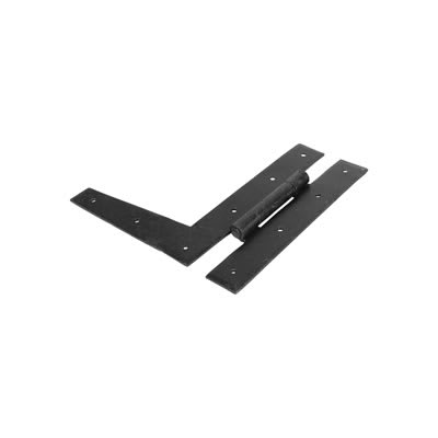 Olde Forge HL Cabinet Hinge - 82 x 70 x 2mm - Antique Black Iron