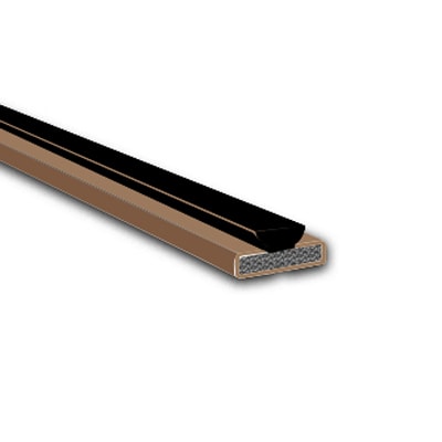 Pyroplex Fire & Smoke Intumescent Strip - FD30 - 15 x 4 x 2100mm with Brush - Brown - Pack of 10