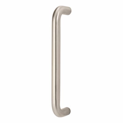 Altro 19mm D-Bar Door Pull Handle - Bolt Fix - 229mm Centres - Satin Stainless Steel