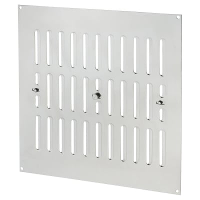 Altro Hit & Miss Vent - 242 x 242mm - Polished Stainless Steel