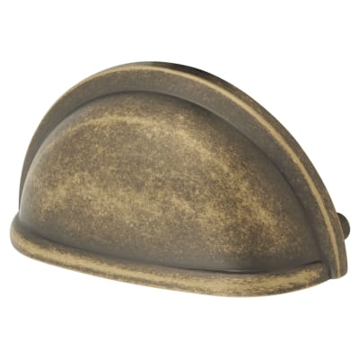 Altro Walton Cabinet Cup Handle - 76mm Centres - Antique Brass
