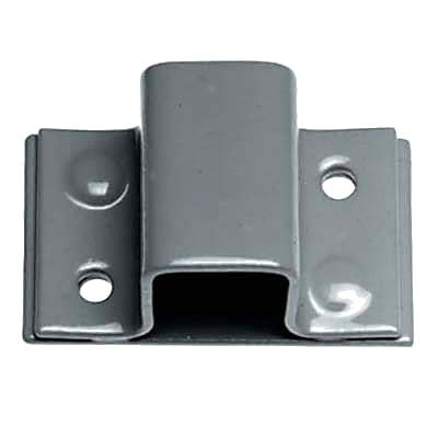 Monkey Tail 16mm Gate Bolt Socket - Staple Keep - Black