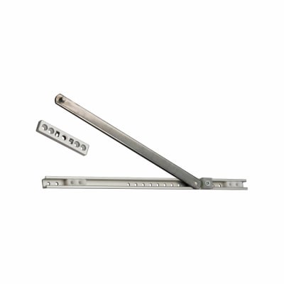 Concealed Door Closer Limiting Stay/Stop - uPVC/Timber - Satin Stainless Steel