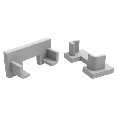 Sensio Fino End Cap Set - Aluminium