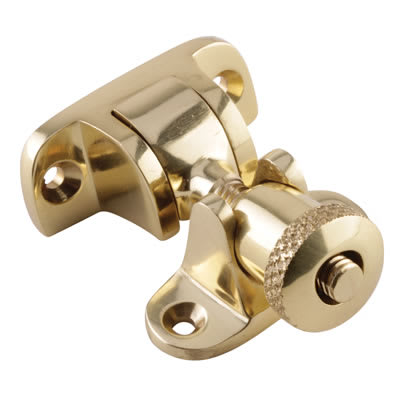 Hampstead Heavy Duty London Style Brighton Sash Fastener - 49 x 20mm - Polished Brass