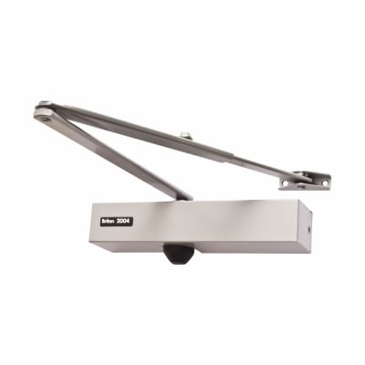 Briton 2004 Door Closer Silver Arm Silver Cover