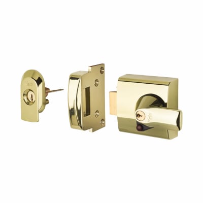 Yale Pbs1 Bs3621 2007 Nightlatch 60mm Backset Polished Brass