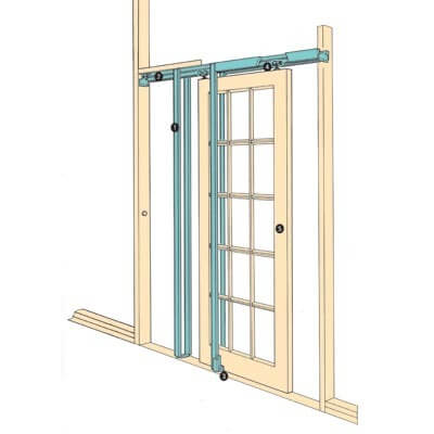 Coburn Hideaway Pocket Door Kit 915mm Maximum Door Width