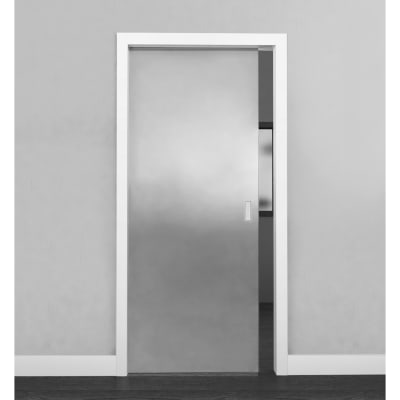 Rocket 8mm Glass Pocket Door Kit 686x1981mm Door Size