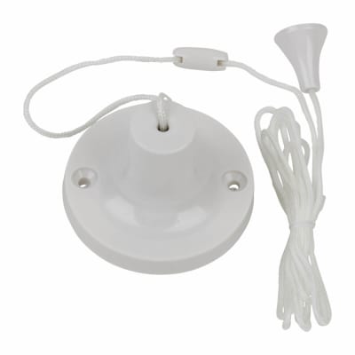 Mk 16a Double Pole 1 Way Ceiling Pull Cord Switch White