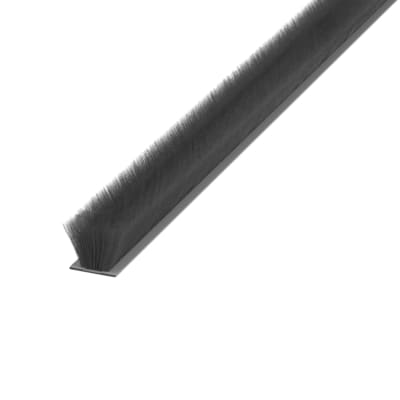 25m SELF-ADHESIVE BRUSH windows loft hatches doors pile seal strip tape grey new