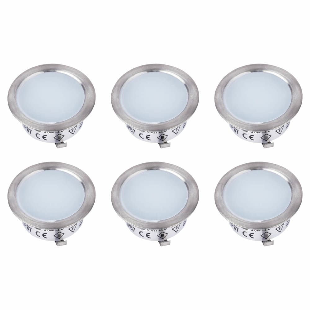 Sensio Nimbus LED Plinth Lights Round Cool White Includes Driver