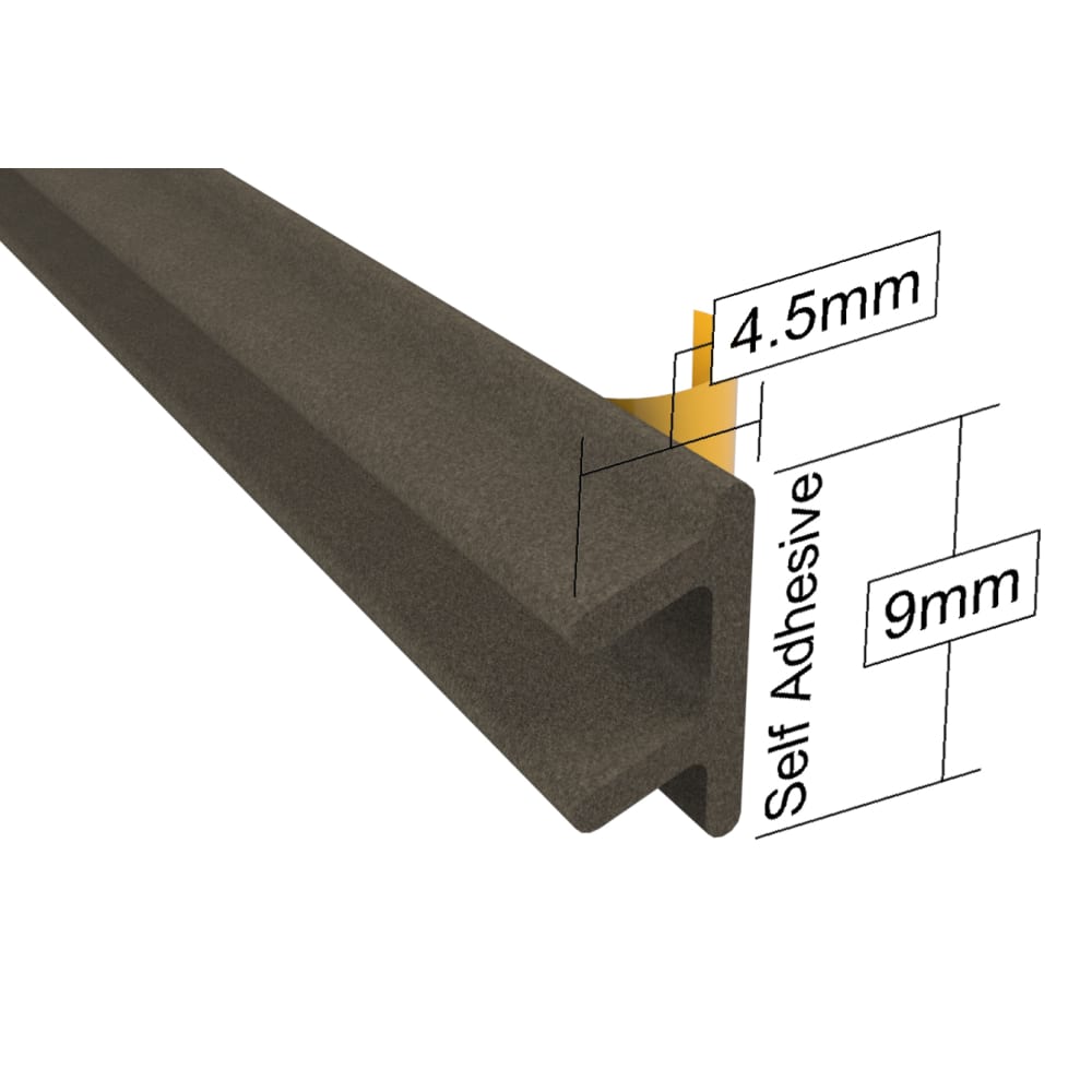 Stormguard Silent Seal - 6m Length - Brown