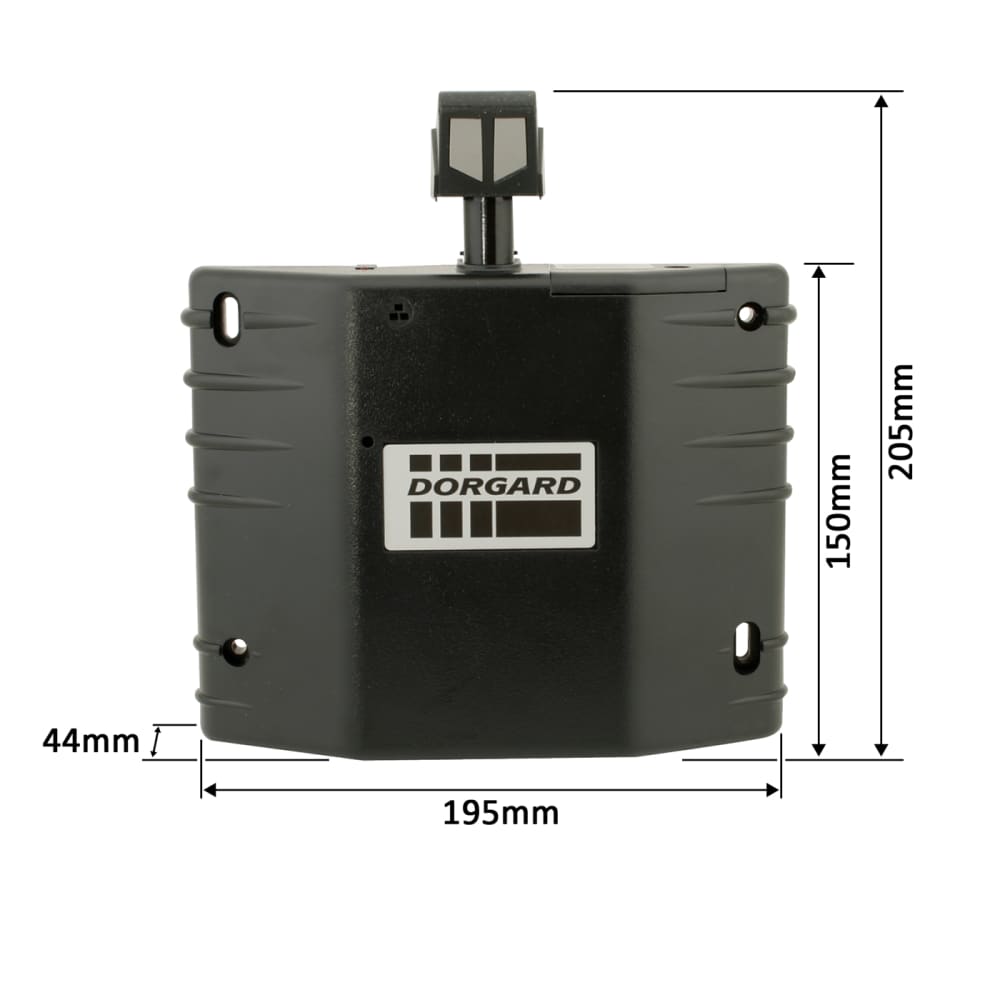 Fireco Dorgard Fire Door Holder - Black