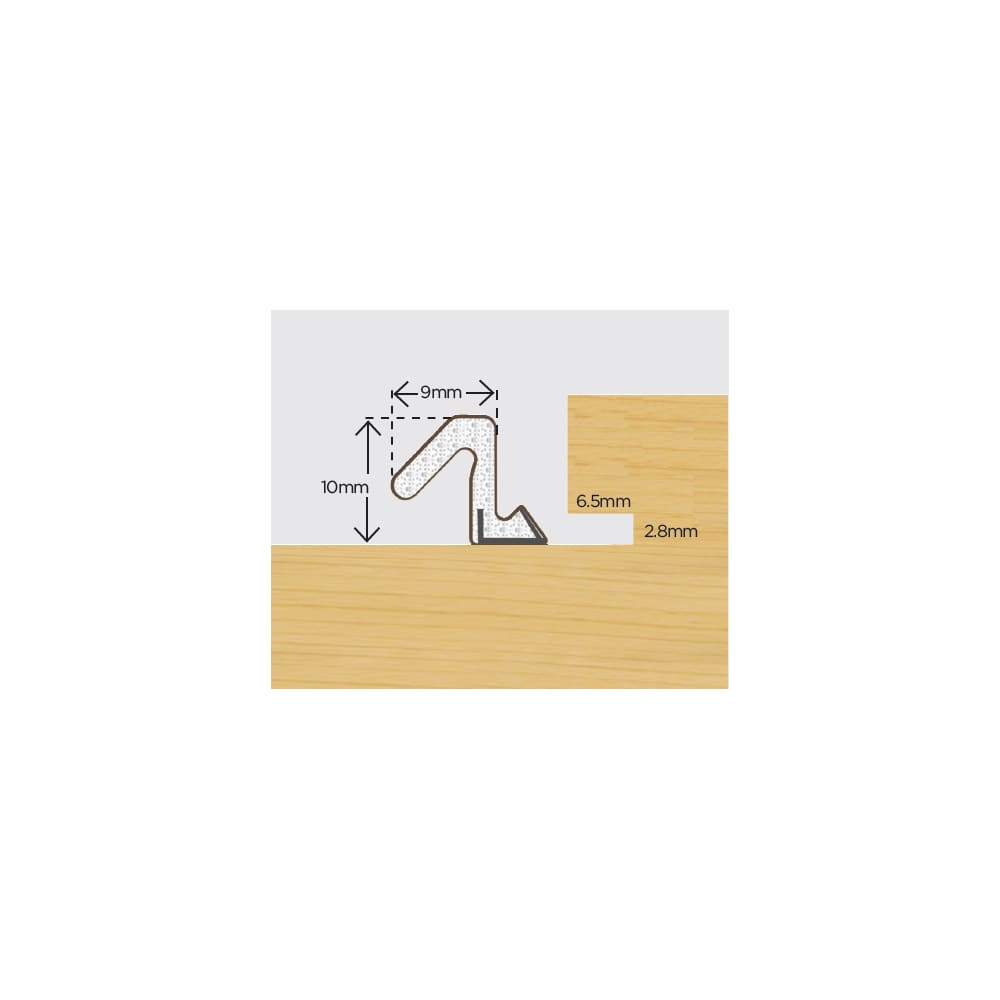 Exitex A10 Aquatex Seal - 10m Length - White