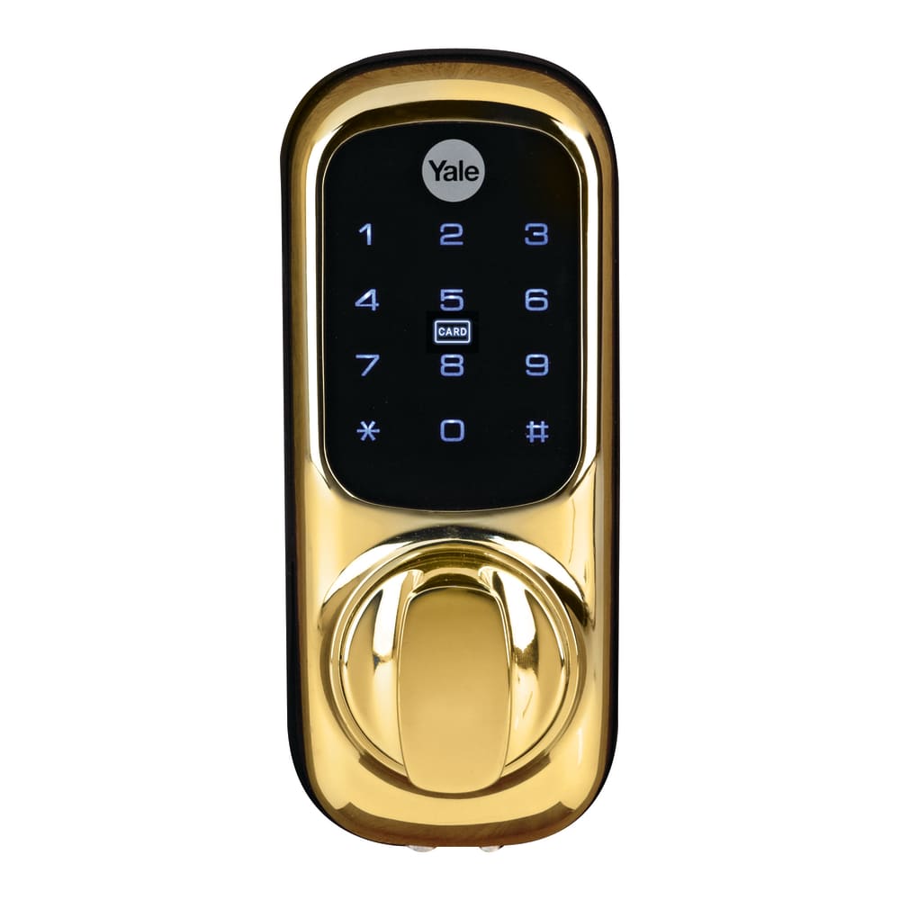 Yale Keyless Connected Ready Smart Lock - No Module - Polished Brass - YD-01-CON-NOMOD-PB