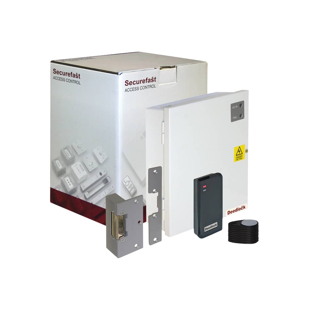 Deedlock Standalone No Touch Access Control Door Entry Kit with Proximity Reader & Electric Strike