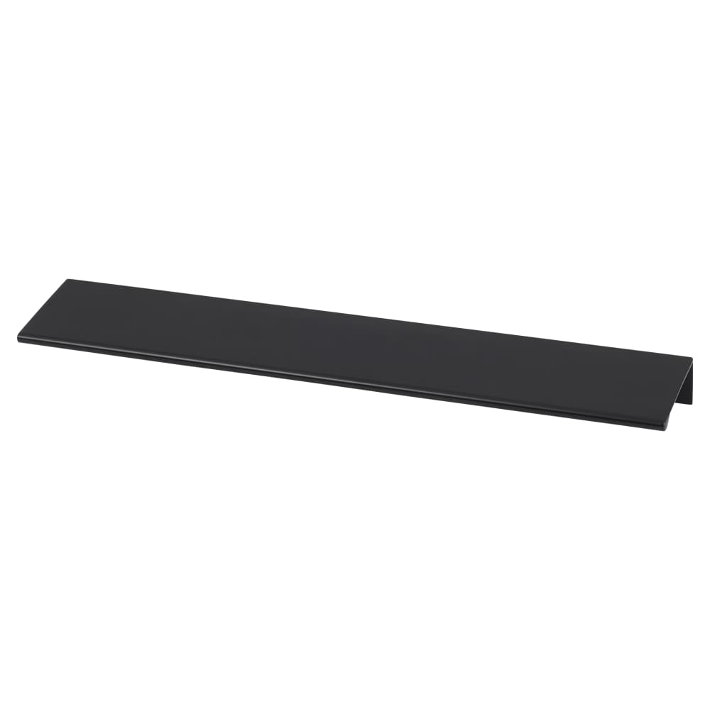 Touchpoint Serva Lipped Edge Cabinet Pull Handle - 128mm Centres - Black