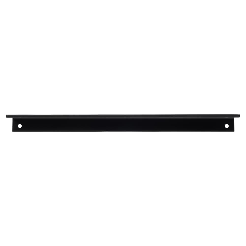 Touchpoint Serva Lipped Edge Cabinet Pull Handle - 128mm Centres - Black