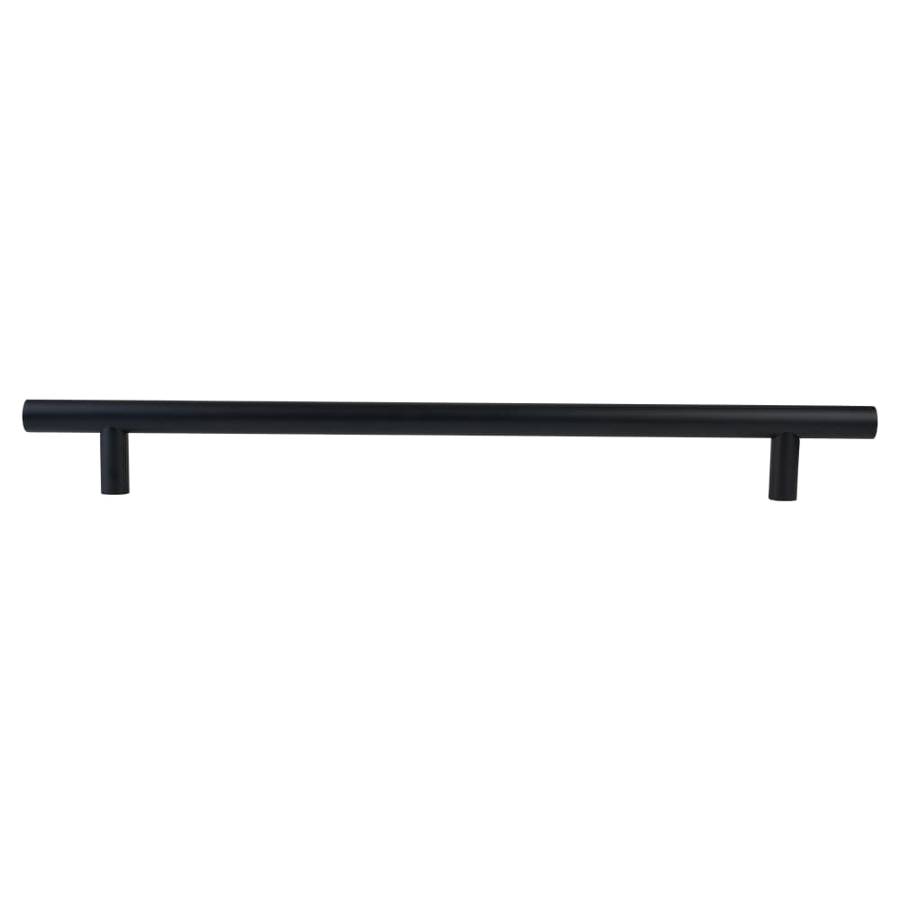 Altro 30mm T-Bar Door Pull Handle - Bolt Fix - 600mm Centres - Matt Black