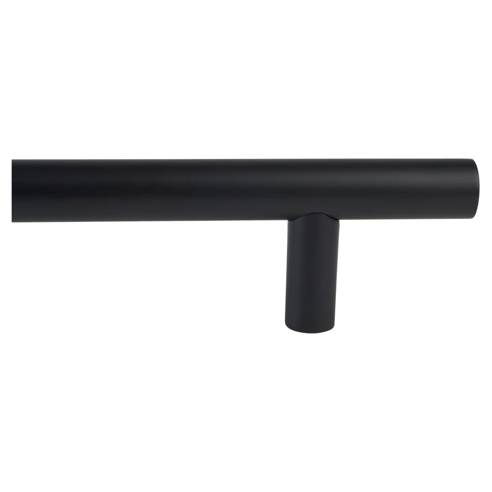 Altro 30mm T-Bar Door Pull Handle - Bolt Fix - 600mm Centres - Matt Black