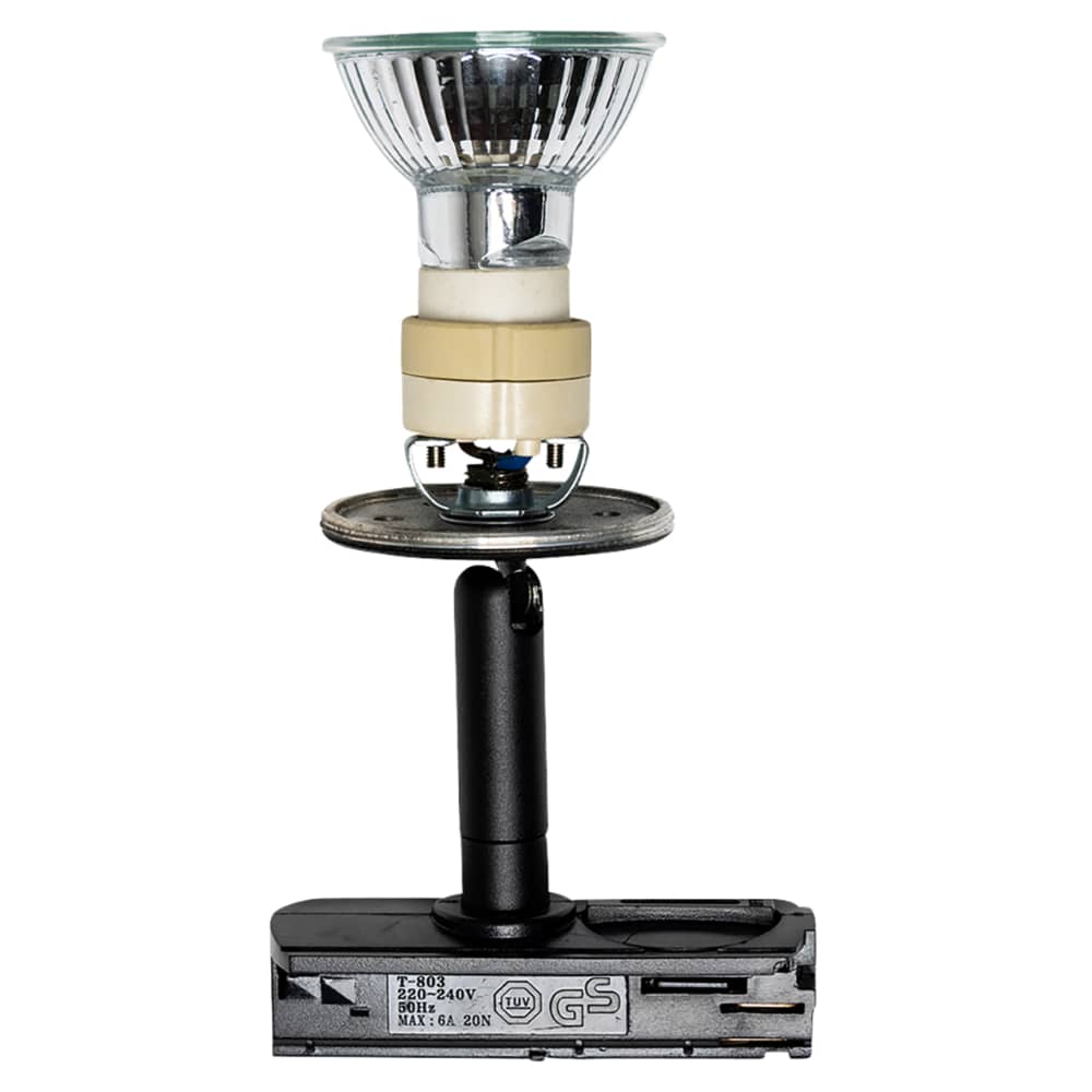 Forum Inlight Cayo GU10 3 Head Track Spotlight Kit - Black