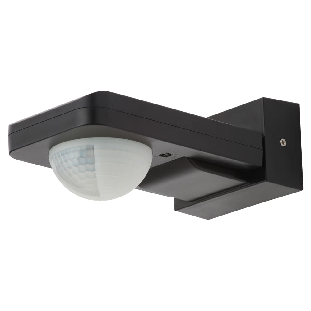 Forum Zink Napa Surface Mounted 360° Outdoor PIR Sensor - IP44 - Black