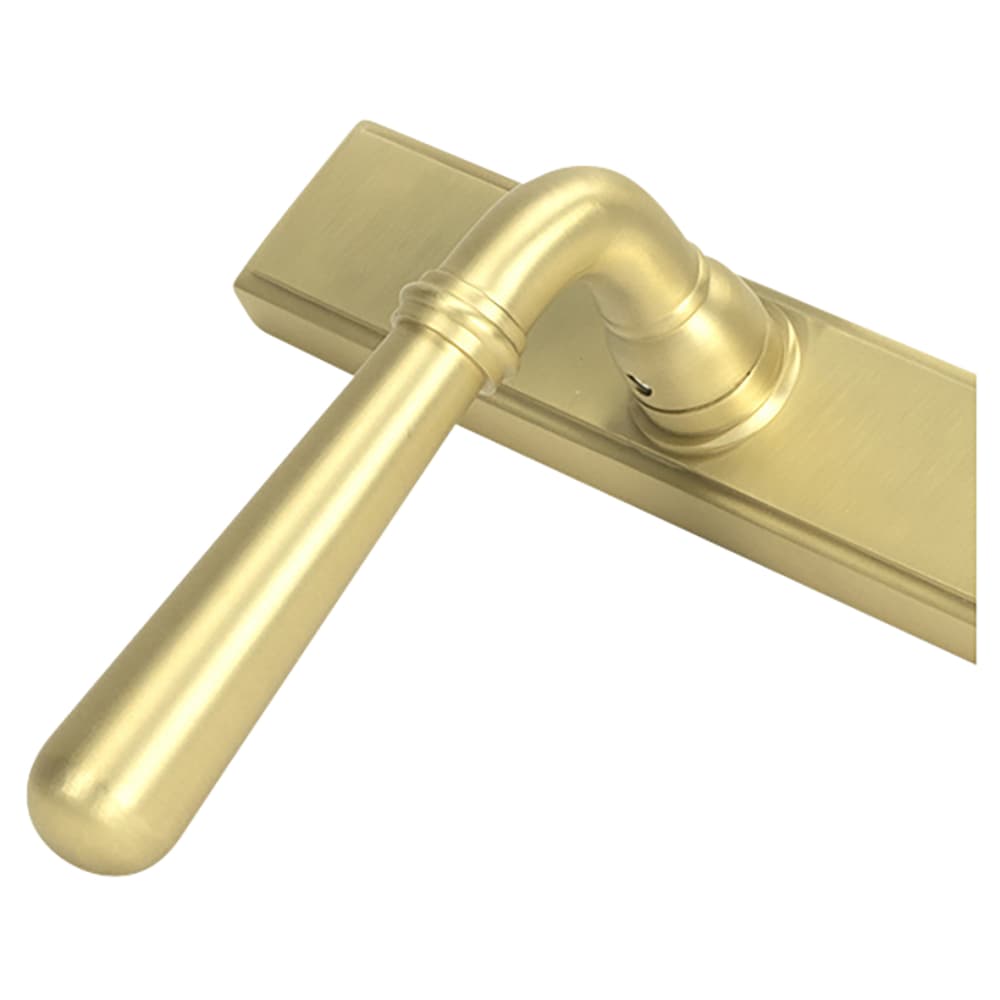From The Anvil Newbury uPVC Slimline Multipoint Door Handle - 92mm c/c - Satin Brass