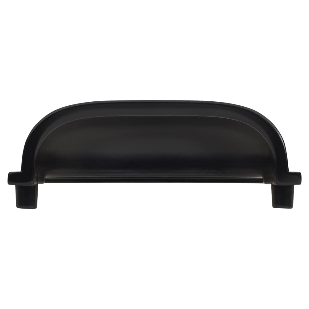 Altro Cabinet Cup Handle - 76mm Centres - Matt Black