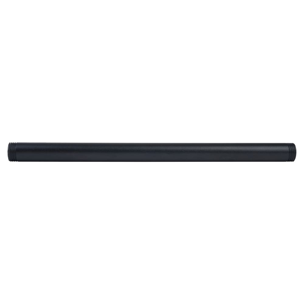 Altro 1/2" Pipe Shelving Iron Threaded Pipe - 12"/300mm Length - Black