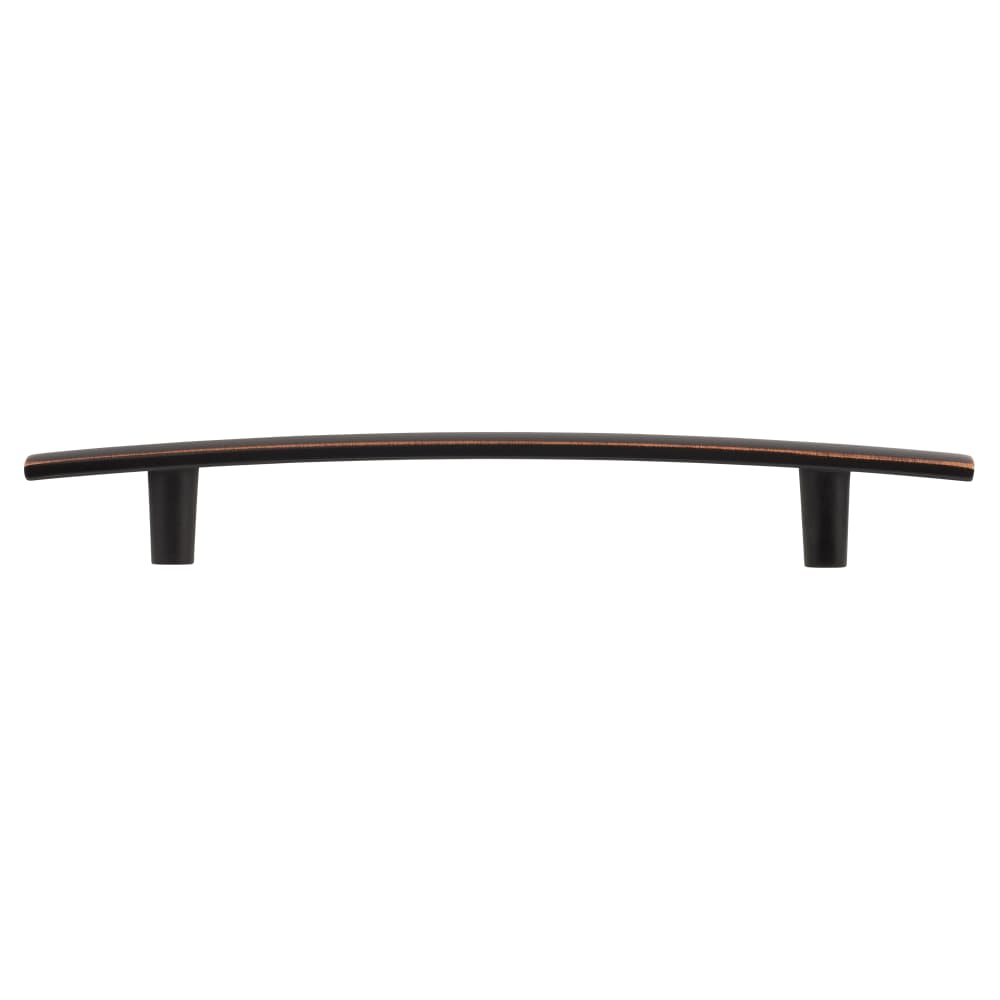 Altro 14mm Curved T-Bar Cabinet Pull Handle - 76mm Centres - Brushed Oil Rubbed Bronze