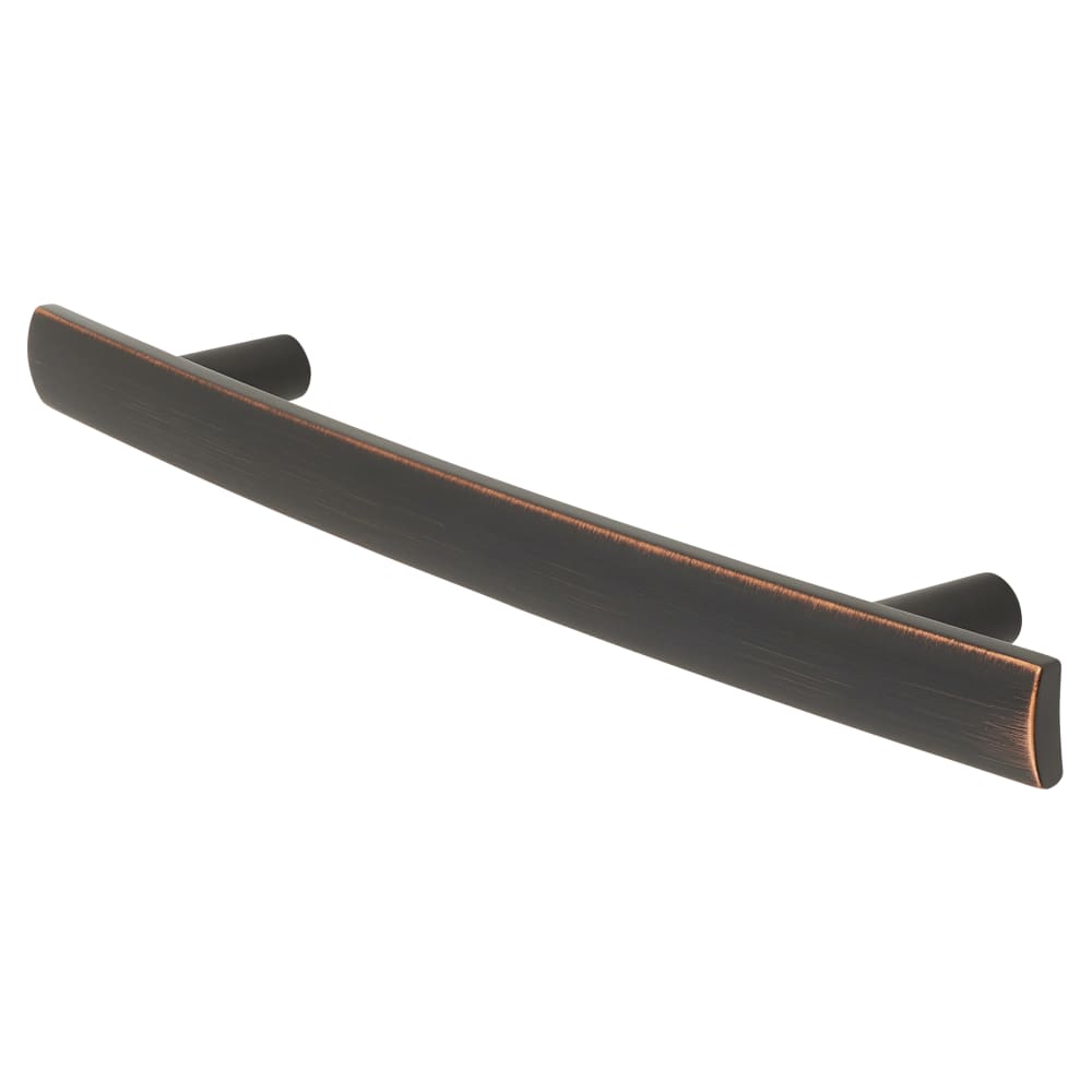 Altro 14mm Curved T-Bar Cabinet Pull Handle - 76mm Centres - Brushed Oil Rubbed Bronze