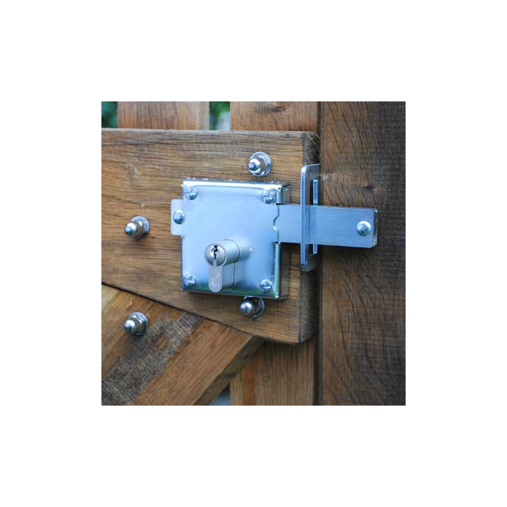 Gatemaster Locking Long Throw Gate Lock - 24mm Gate Thickness - 304 ...