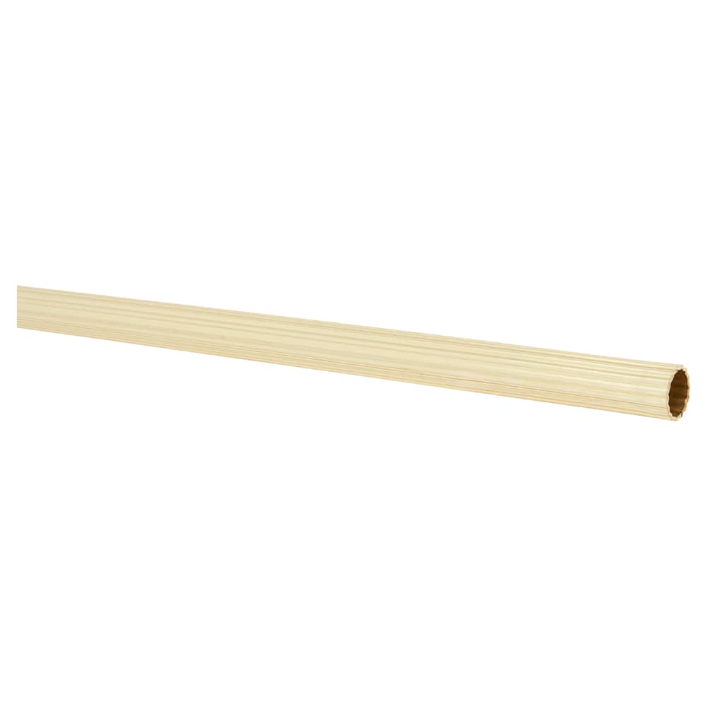 Altro Lines Stair Rod with Plain Finials - 900mm Length - Satin Brass