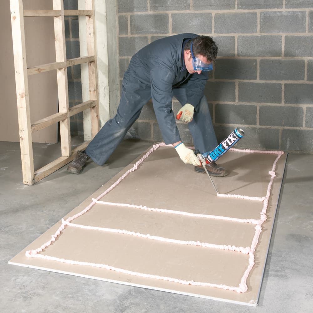 Everbuild PinkGrip Dryfix Fire Resistant Dry Wall Adhesive Foam - 750ml - Pink