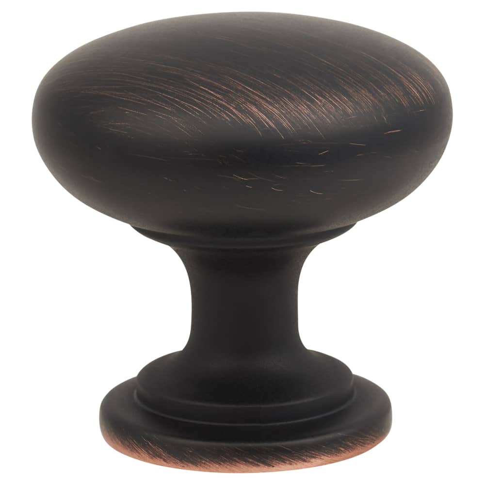 Altro Domed Round Cabinet Knob - 30mm Diameter - Brushed Oil Rubbed Bronze