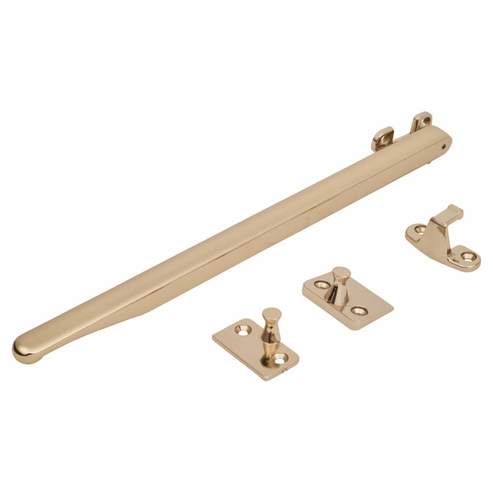 Fab & Fix Craftsman Non Locking Bar Casement Window Stay - 11"/280mm Length - Gold