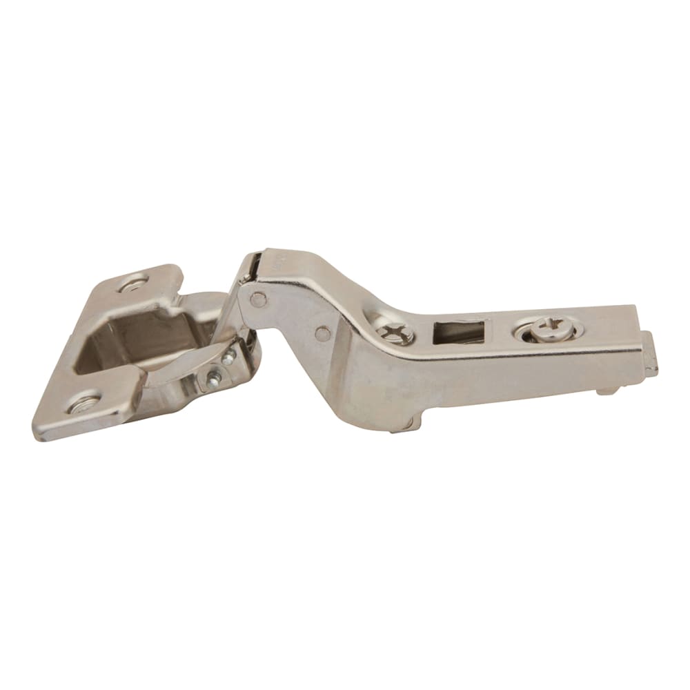 Blum CLIP Cabinet Hinge Pack with 0mm Mounting Plates - 100° - Sprung - Inset - Zinc Plated - Pair