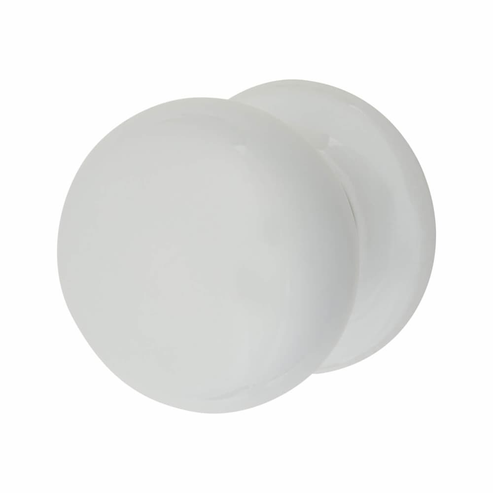 Hampstead Traditional Mortice Rim Door Knob 60mm White