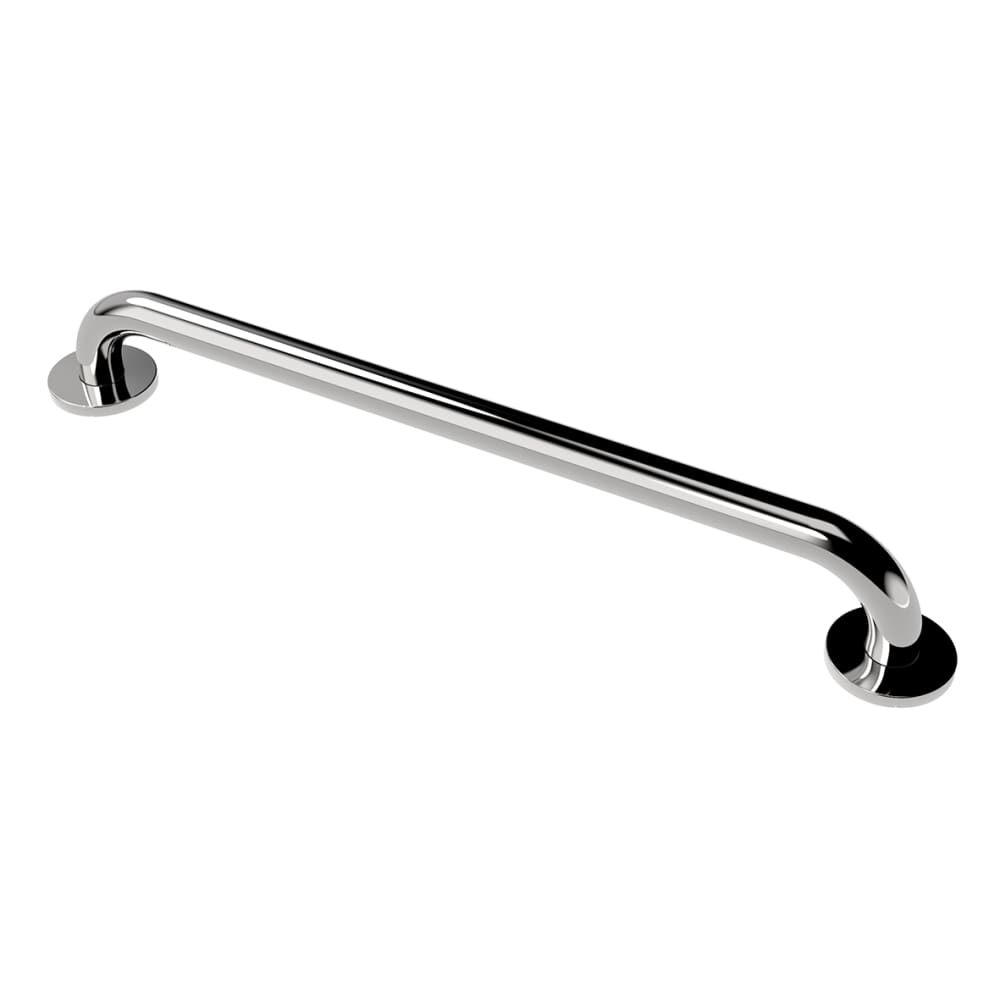 Nymas 32mm Stainless Steel Grab Rail - 600mm Length - Polished Stainless Steel