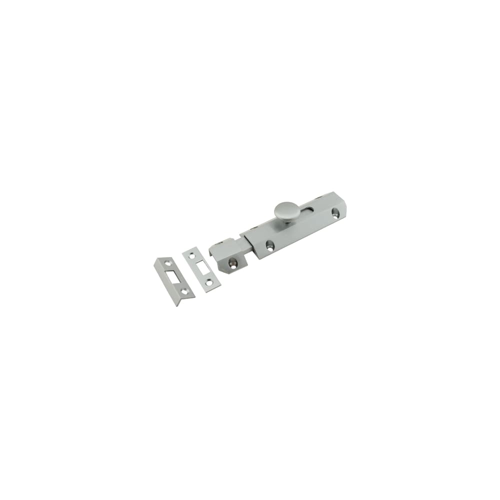 Carlisle Brass French Door Bolt/Flat Section Bolt - 202 x 36mm - Satin Chrome