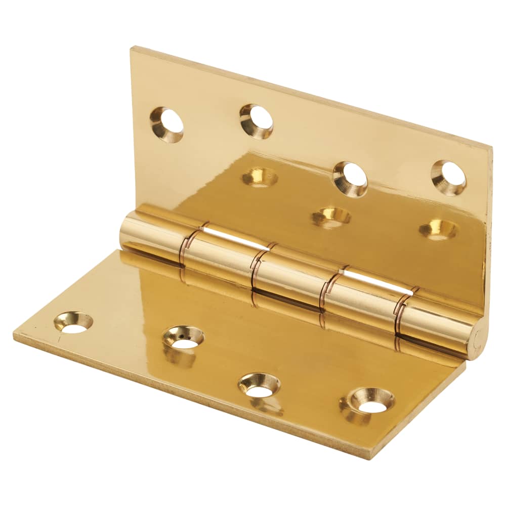 Jedo Brass Projection Hinge 102 x 102 x 3mm | IronmongeryDirect | Same ...