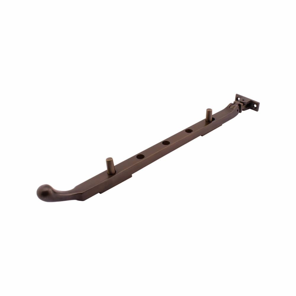 Hampstead Bulb End Casement Window Stay - 12"/300mm Length - Soft Antique Bronze