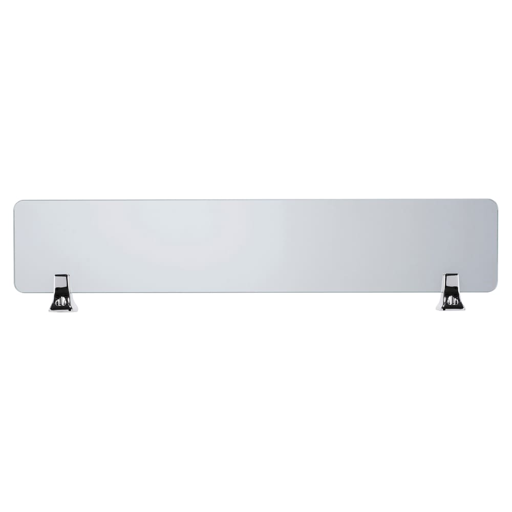 Croydex Sutton Glass Shelf - 500 x 115mm - Polished Chrome