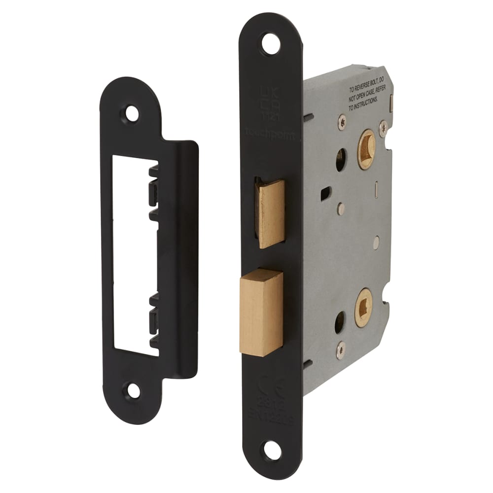 Contract Lock Touchpoint Contract Bathroom Lock - 76mm Case - 57mm Backset - Radius ...