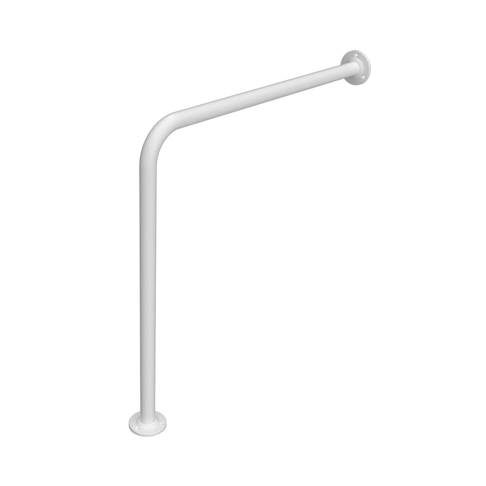 Nymas Floor To Wall Rail - 760 x 760mm - White