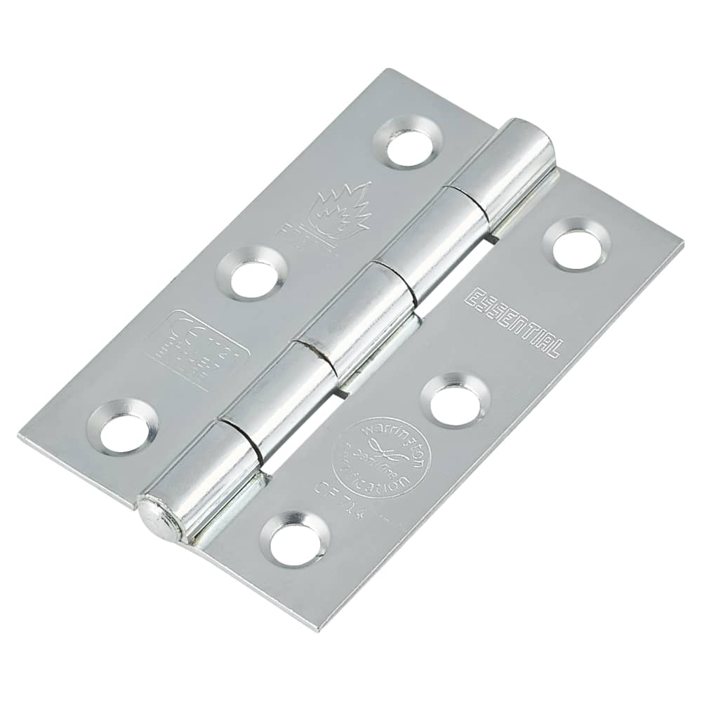 Touchpoint Budget Straight Latch Door Handle Kit - Short Plate - Satin Chrome