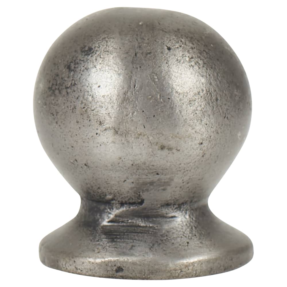 Olde Forge Ball Cabinet Knob - 30mm Diameter - Pewter Effect